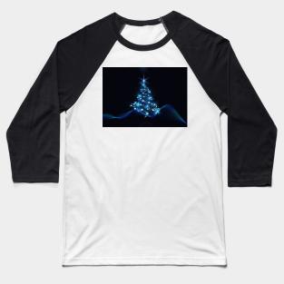 Simple winter / Christmas design with stylish Xmas tree Baseball T-Shirt